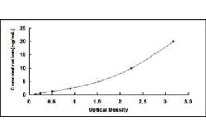Typical standard curve (S1PR1 Kit ELISA)