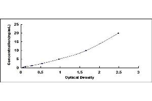 Typical standard curve (Elastase 4 Kit ELISA)