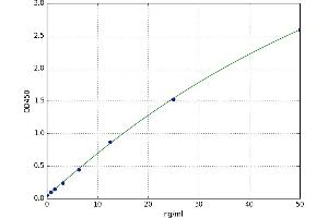 A typical standard curve