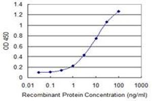 Detection limit for recombinant GST tagged NKRF is 0.