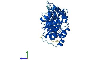 AlphaFold protein structure predicition of Mouse Recombinant Epm2a Protein, UniprotID Q9WUA5