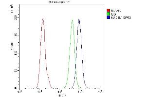 Flow Cytometry analysis of A431 cells using anti-MAD1 antibody (ABIN3043387). (MAD1L1 anticorps  (AA 362-632))