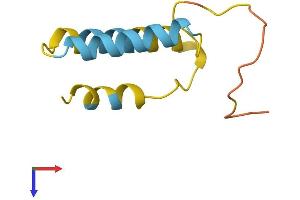 AlphaFold protein structure predicition of Mouse Recombinant Blcap Protein, UniprotID P62951
