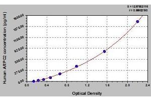 Typical standard curve (ARPC2 Kit ELISA)