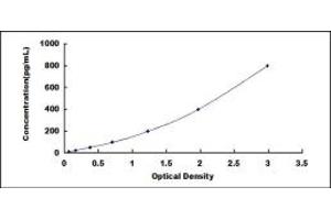 Typical standard curve (MPP6 Kit ELISA)