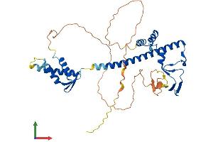 AlphaFold protein structure predicition of Mouse Recombinant Tfdp1 Protein, UniprotID Q08639