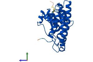 AlphaFold protein structure predicition of Human Recombinant GSTM3 Protein, UniprotID P21266