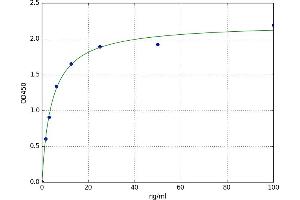 A typical standard curve (S100A11 Kit ELISA)