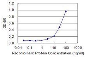 Sandwich ELISA detection sensitivity ranging from 3 ng/mL to 100 ng/mL. (COASY (Humain) Matched Antibody Pair)