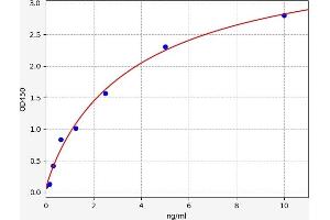 Typical standard curve (RAPGEF4 Kit ELISA)