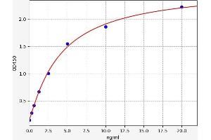 Typical standard curve (PRR4 Kit ELISA)