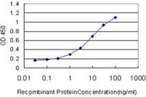 Detection limit for recombinant GST tagged GSDML is approximately 0.
