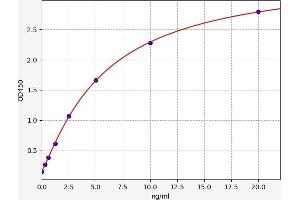 Typical standard curve (Cnpase Kit ELISA)