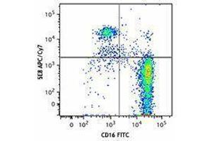 Flow Cytometry (FACS) image for anti-Chemokine (C-C Motif) Receptor 3 (CCR3) antibody (APC-Cy7) (ABIN2660558)