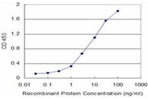 Detection limit for recombinant GST tagged TNF is approximately 0. (TNF alpha anticorps  (AA 1-233))