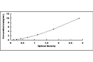 Typical standard curve (HIST1H2AB Kit ELISA)