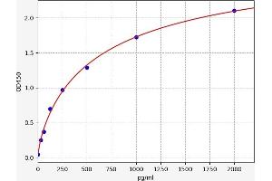 Typical standard curve (ADAMTS6 Kit ELISA)