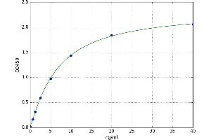 A typical standard curve (PARP1 Kit ELISA)