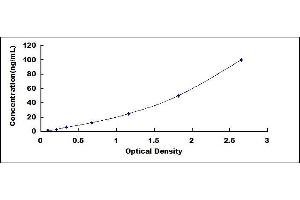Typical standard curve