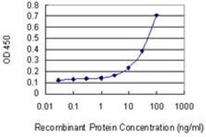 Detection limit for recombinant GST tagged NUAK2 is 1 ng/ml as a capture antibody.