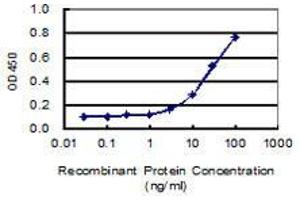 Detection limit for recombinant GST tagged TRPA1 is 1 ng/ml as a capture antibody. (TRPA1 anticorps  (AA 1033-1117))