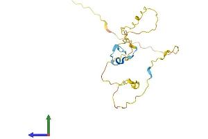 AlphaFold protein structure predicition of Mouse Recombinant Prr3 Protein, UniprotID Q811B5