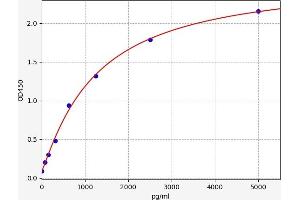 Typical standard curve (VGF Kit ELISA)