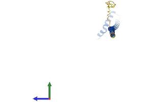 AlphaFold protein structure predicition of Human Recombinant DYDC1 Protein, UniprotID Q8WWB3