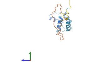 AlphaFold protein structure predicition of Human Recombinant RPLP2 Protein, UniprotID P05387