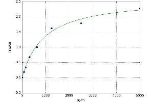 A typical standard curve (AKR7A2 Kit ELISA)