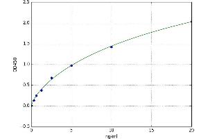 A typical standard curve (LIFR Kit ELISA)