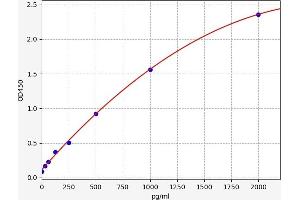 Typical standard curve (ZBTB3 Kit ELISA)