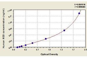 Typical standard curve (XDH Kit ELISA)