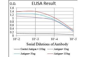 Black line: Control Antigen (100 ng), Purple line: Antigen(10 ng), Blue line: Antigen (50 ng), Red line: Antigen (100 ng),