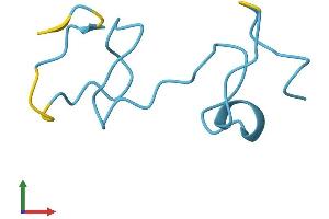 AlphaFold protein structure predicition of Human Recombinant MT1H Protein, UniprotID P80294