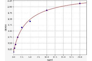 Typical standard curve (BCL2L2 Kit ELISA)