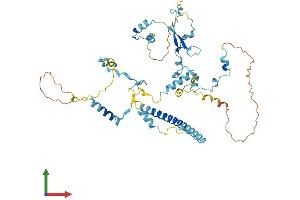 AlphaFold protein structure predicition of Mouse Recombinant Ltv1 Protein, UniprotID Q6NSQ7
