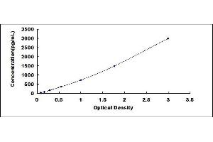 Typical standard curve (SRGN Kit ELISA)