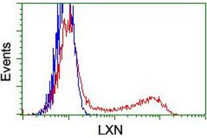 Flow Cytometry (FACS) image for anti-Latexin (LXN) antibody (ABIN1499099) (Latexin anticorps)