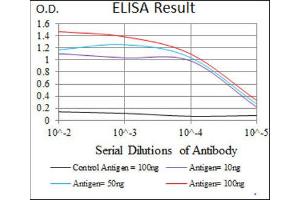 ELISA image for anti-Signal Transducer and Activator of Transcription 5A (STAT5A) (AA 583-794) antibody (ABIN1845625) (STAT5A anticorps  (AA 583-794))