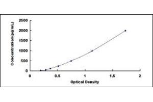 Typical standard curve (CFHR5 Kit ELISA)