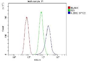 Flow Cytometry analysis of THP-1 cells using anti-ZEB2 antibody (ABIN3042325). (ZEB2 anticorps  (AA 1-200))