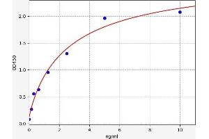 Typical standard curve