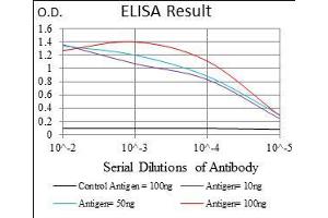 Black line: Control Antigen (100 ng), Purple line: Antigen(10 ng), Blue line: Antigen (50 ng), Red line: Antigen (100 ng),
