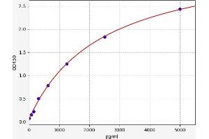 Typical standard curve (LIPF Kit ELISA)