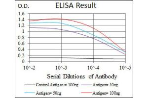 ELISA image for anti-Phosphoinositide-3-Kinase, Catalytic, alpha Polypeptide (PIK3CA) antibody (ABIN1844691)