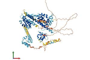 AlphaFold protein structure predicition of Human Recombinant EPS8L2 Protein, UniprotID Q9H6S3