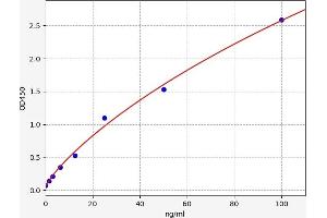 Typical standard curve (Acetyl-CoA Carboxylase Kit ELISA)