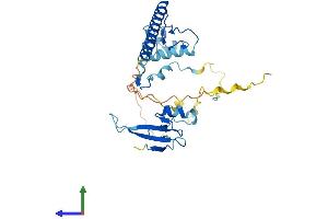 AlphaFold protein structure predicition of Human Recombinant MBD3 Protein, UniprotID O95983