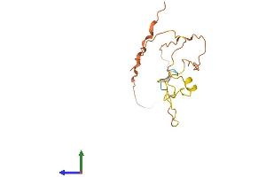 AlphaFold protein structure predicition of Human Recombinant C16orf95 Protein, UniprotID Q9H693